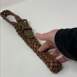 Braided Leather Belt